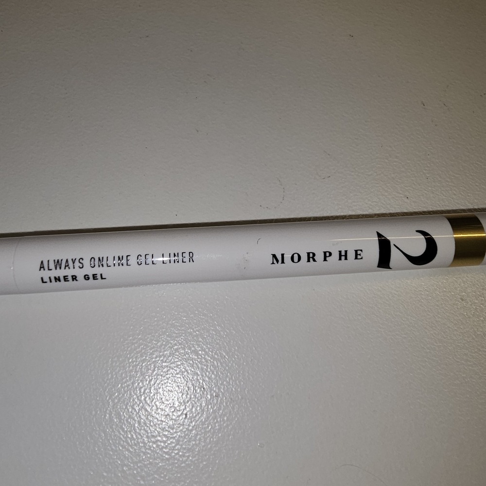 NEW Morphe Always Online Gold Gel Eyeliner 'GOLD RUSH' Full Size NEW - Picture 2 of 6